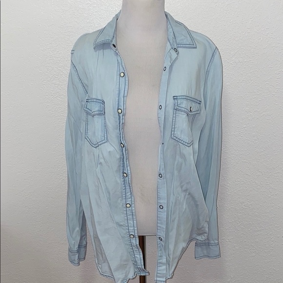 Mossimo Supply Co. Tops - Mossimo denim blouse